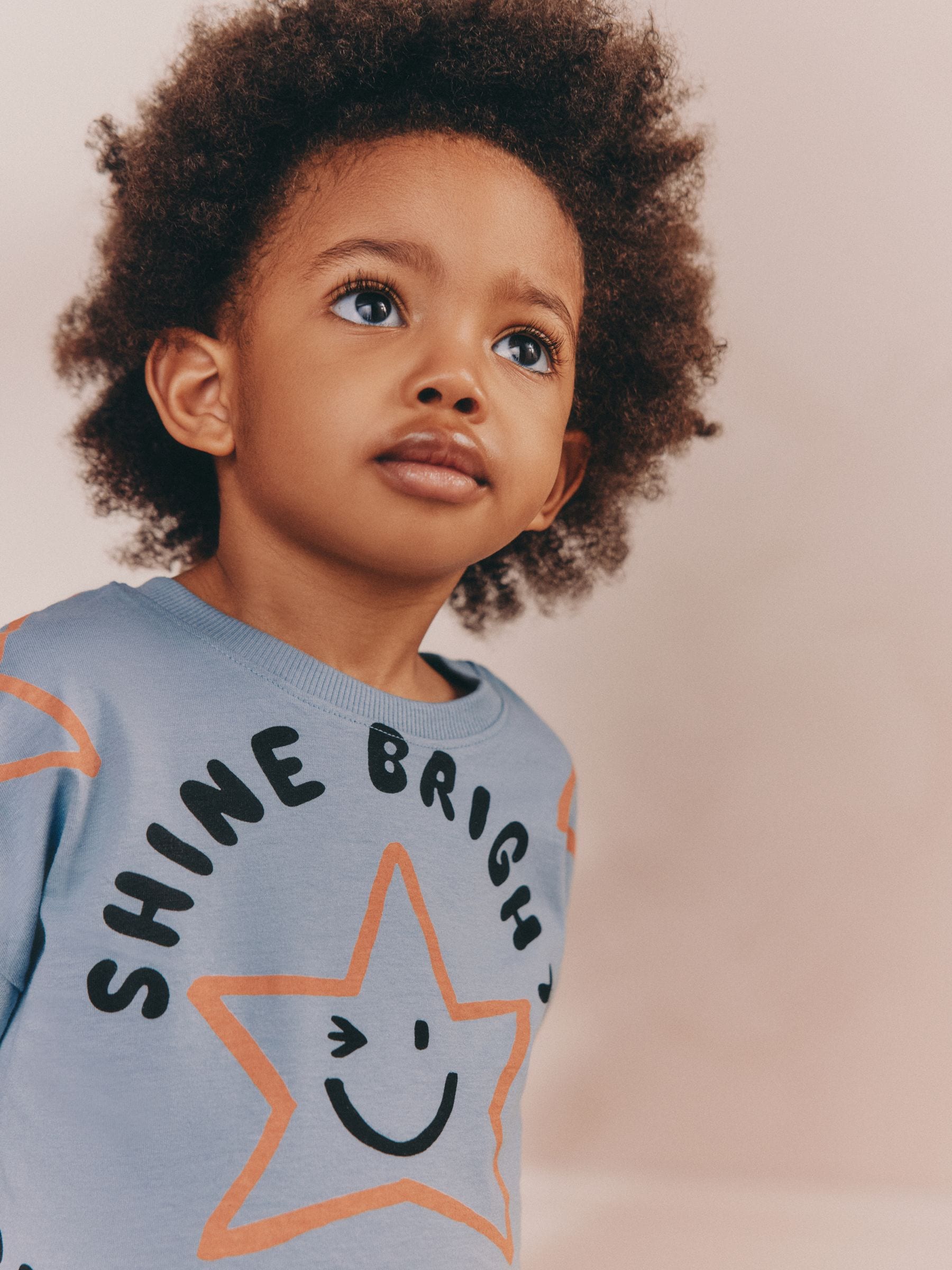 Meerkleurig ster- en dambordmotief - Verpakking van 3 oversized pyjama's 3 (9mnd -10jr)
