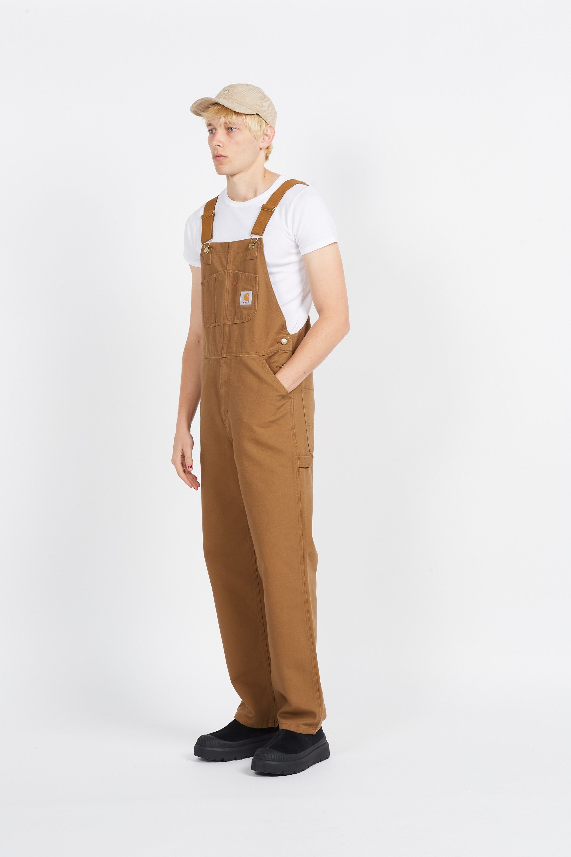 CARHARTT WIP combinaison BIB Marron