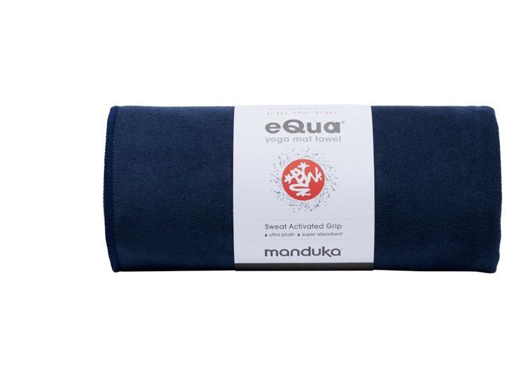 Manduka Mat Towel eQua Midnight, 183 cm Yogatuch
