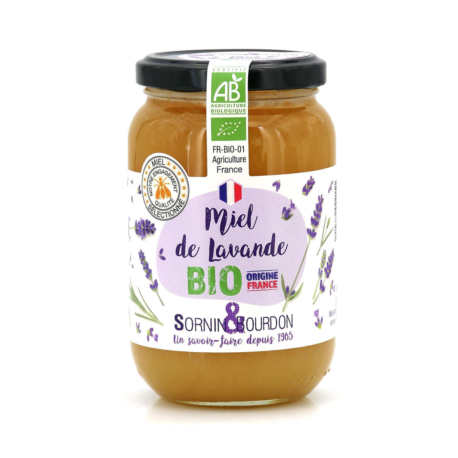 Miel de lavande bio de France