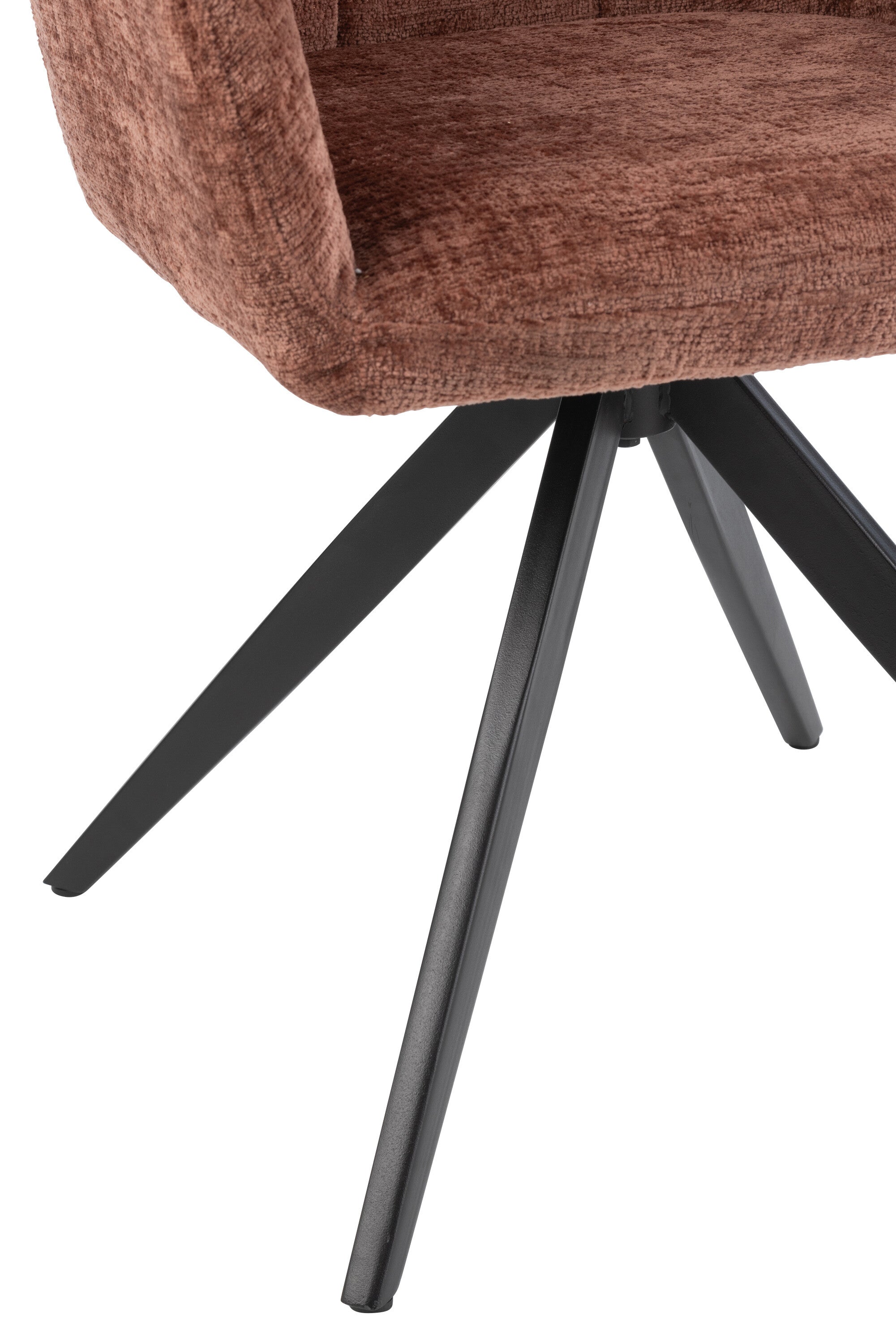 J-Line stoel Louna - ijzer|acryl - bruin