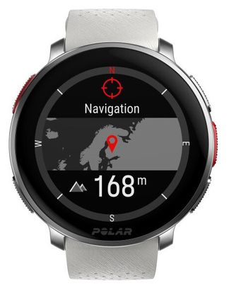 Montre GPS Polar Vantage V3 Blanc Orange