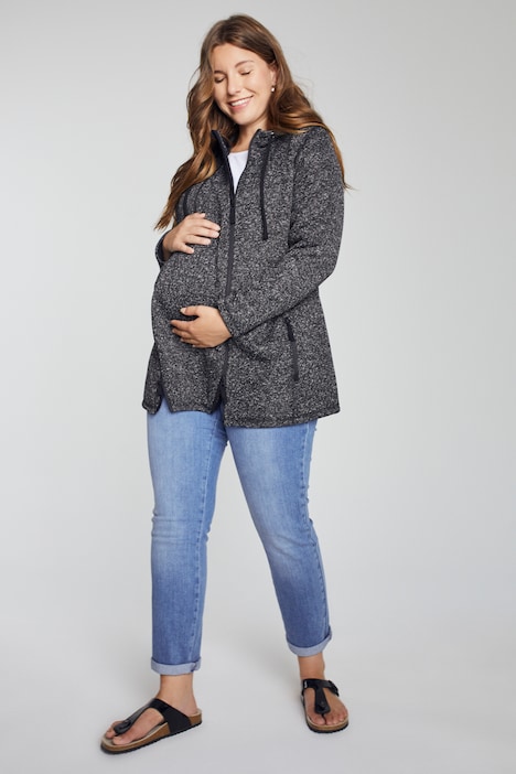 Bellieva-Sweatjacke, herausnehmbarer Einsatz