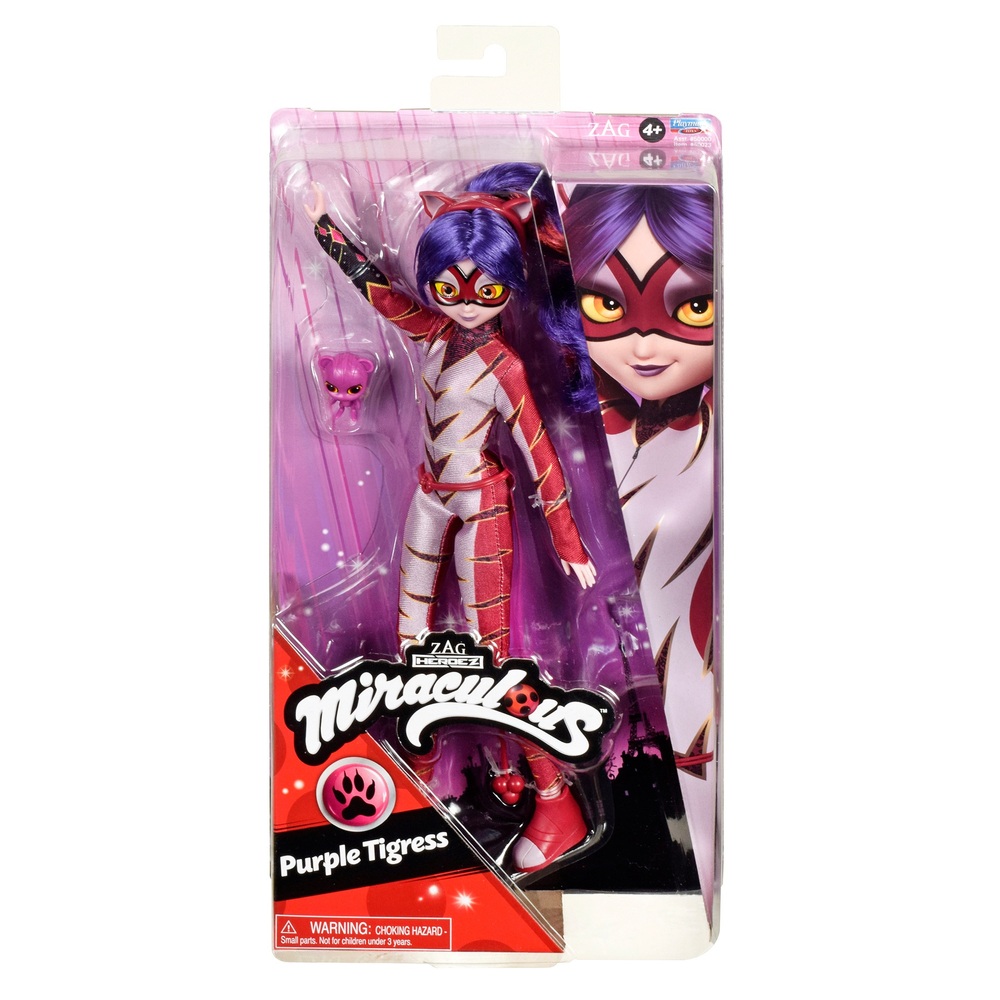 Miraculous Ladybug 26cm Lila Tigerin Modepuppe