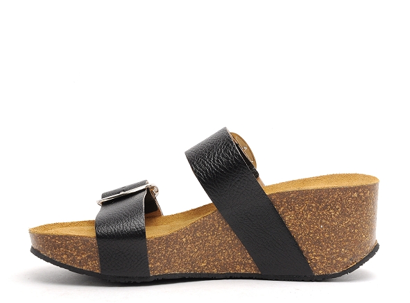 Plakton mules et sabots talons femme so rock bi noir
