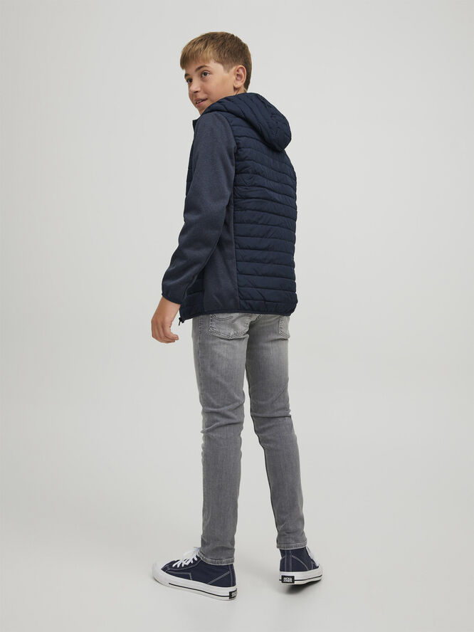 Jack & Jones JJEMULTI QUILTED JACKET NOOS JNR Navy blazer/set-in sleeves
