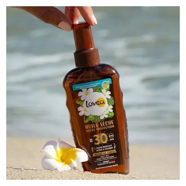 Lovea Protetor Solar Óleo Seco Monoi de Tahiti FPS30 150ml