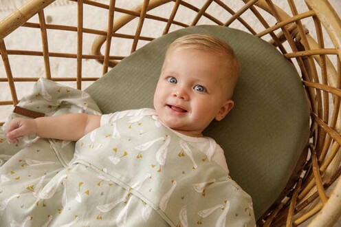 Couverture de lit bébé Little Goose Vert Menthe - LITTLE DUTCH