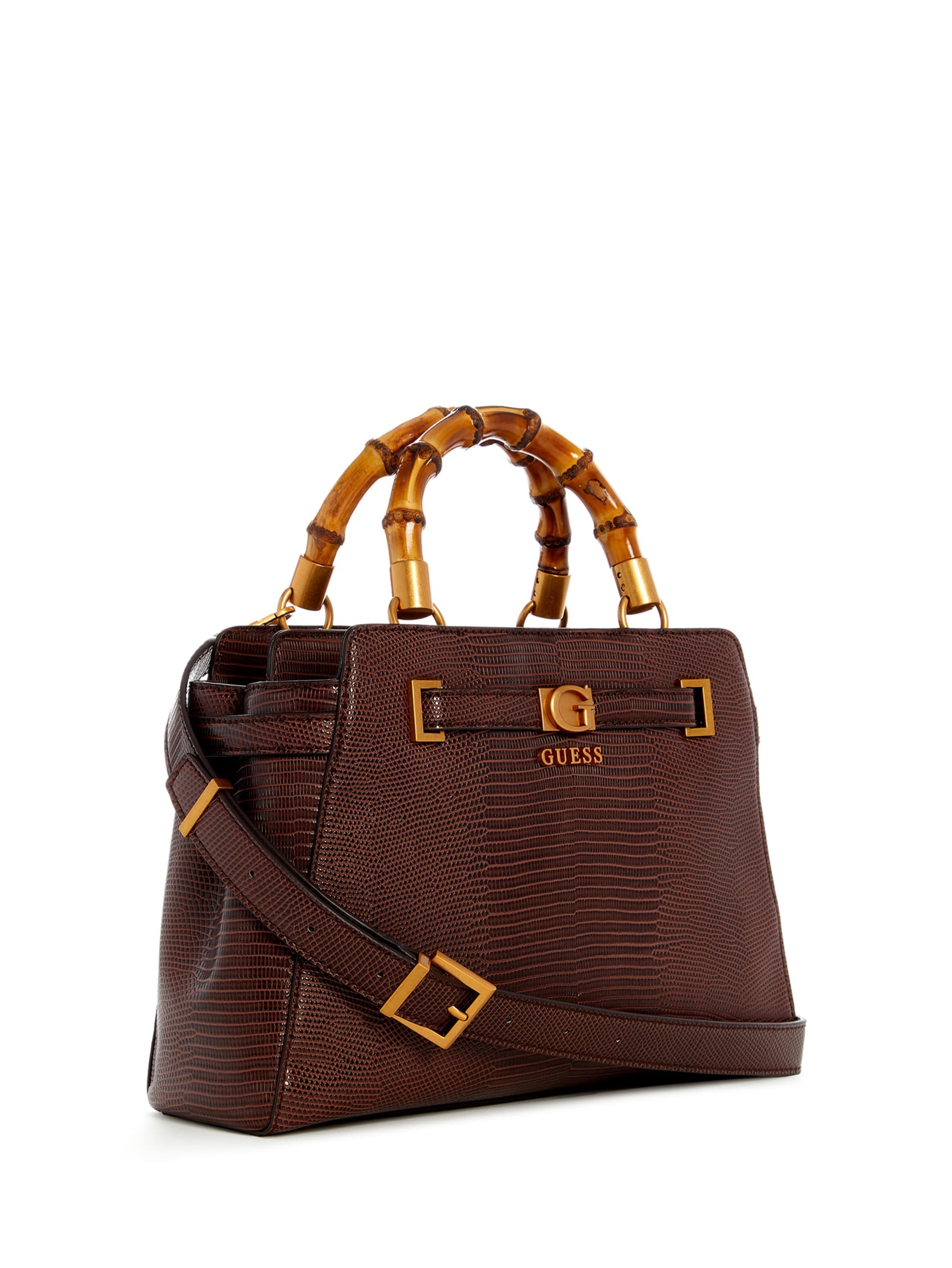 Bolsa Sibel com alça de bambu