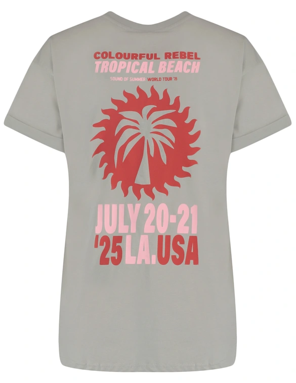 Colourful Rebel T-shirt Tropical beach tour WT116891