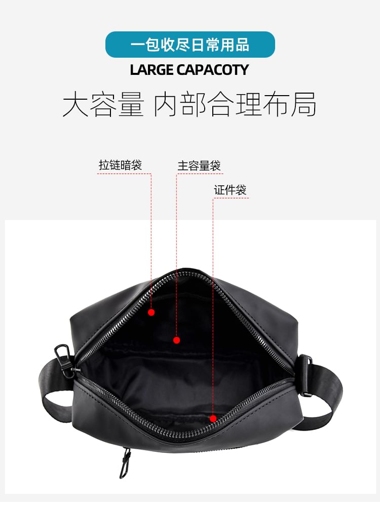 SUNMAN - Crossbodytas met geometrisch patroon