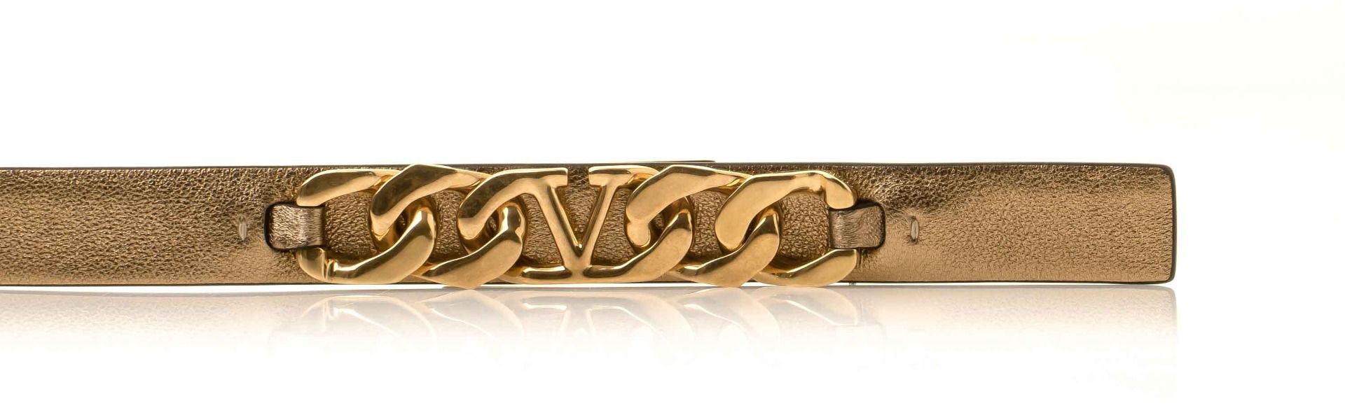 Valentino Garavani V-logo Chain Belt 2.5