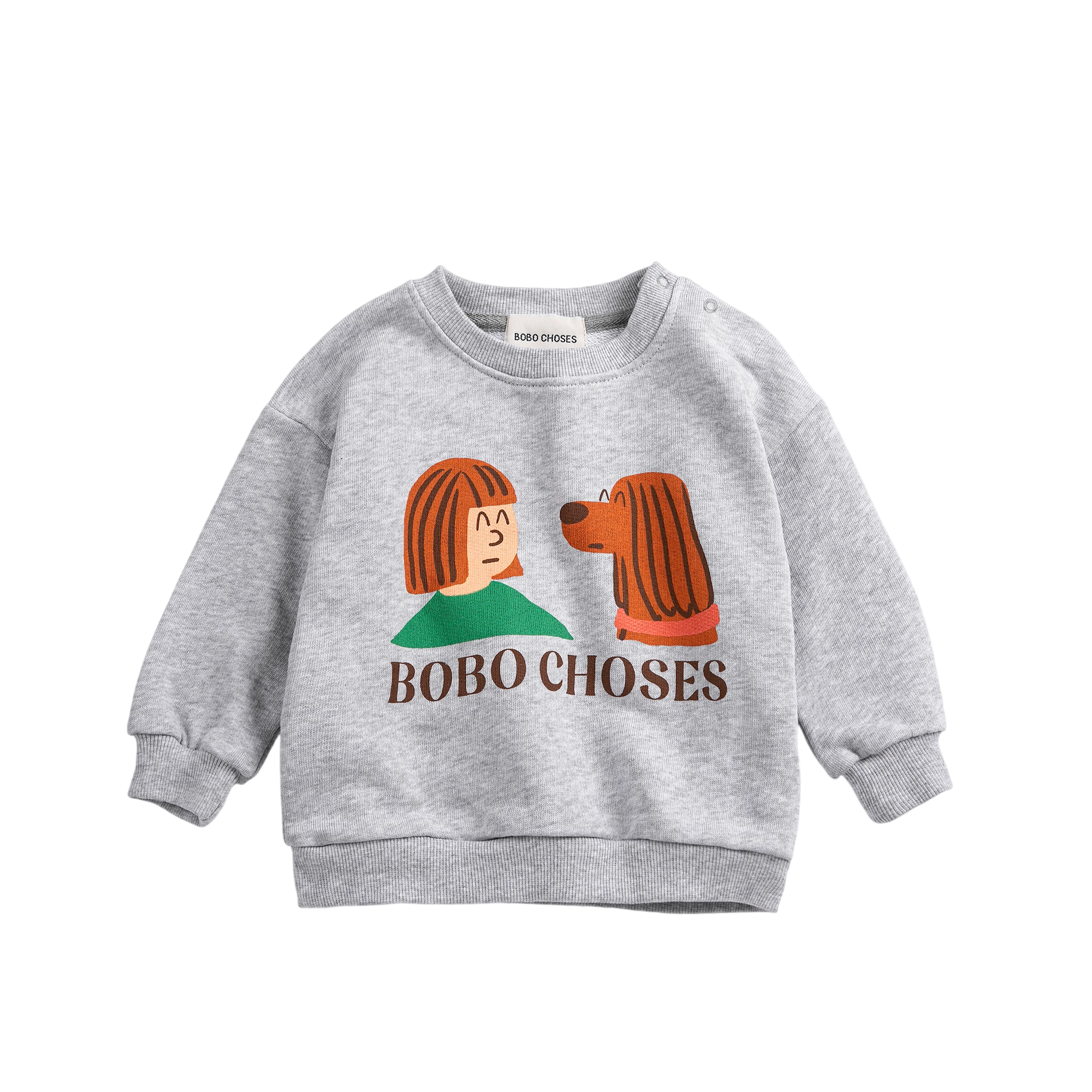 Baby Sweatshirt Friends In A Pickle Heather Grey