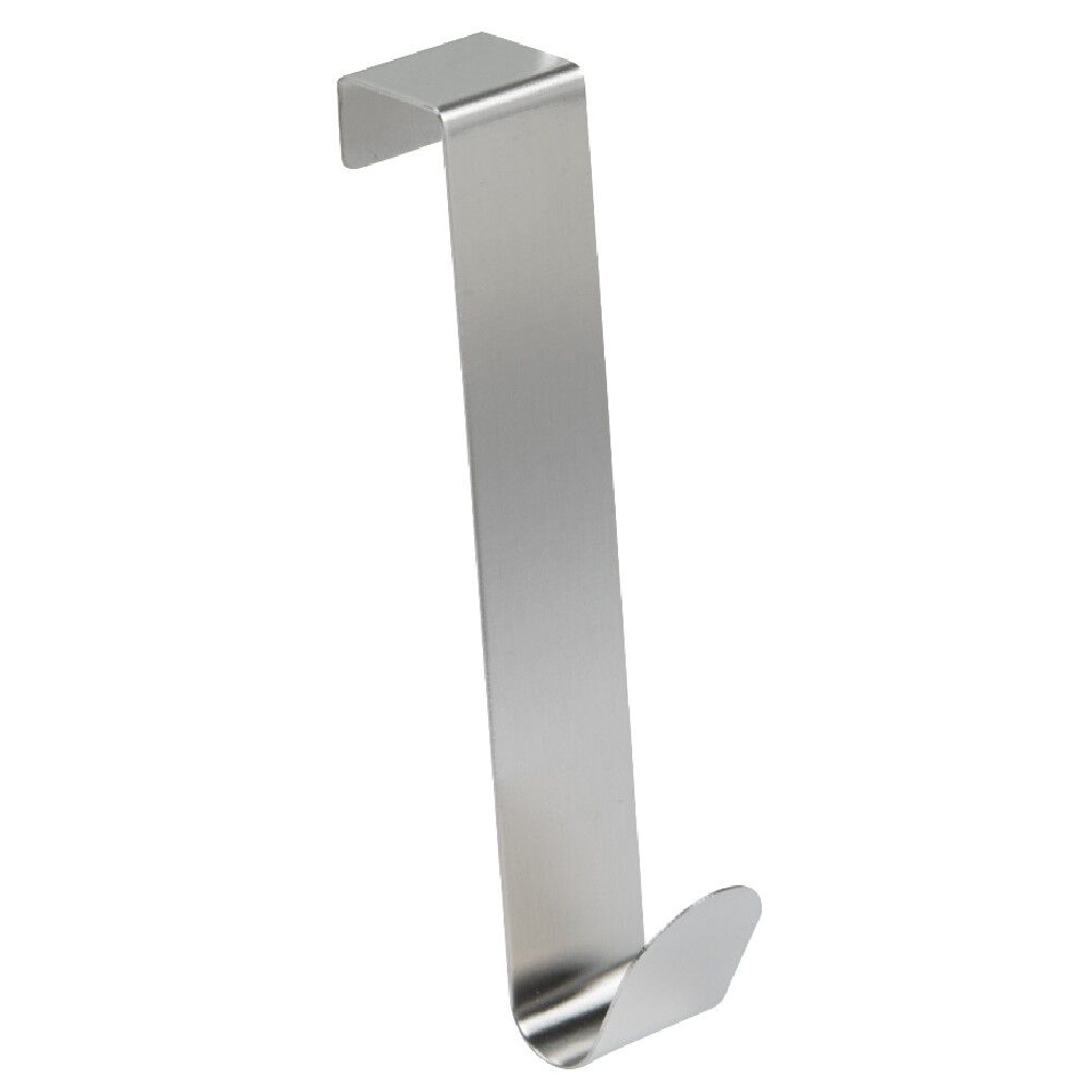Patère inox pour porte de placard x4