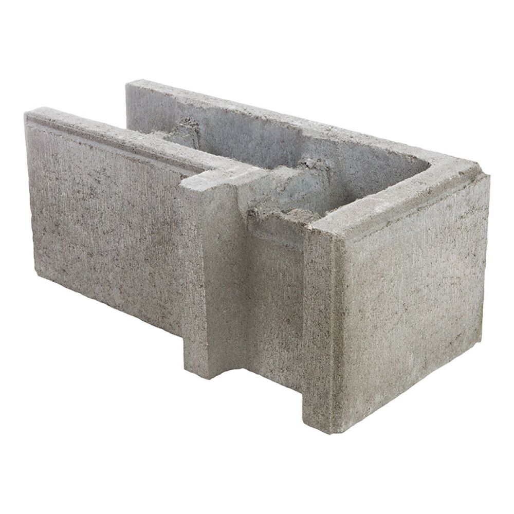 FORSKALINGSBLOKK AALTVEDT HJØRNE 50X20X25X20CM GRÅ