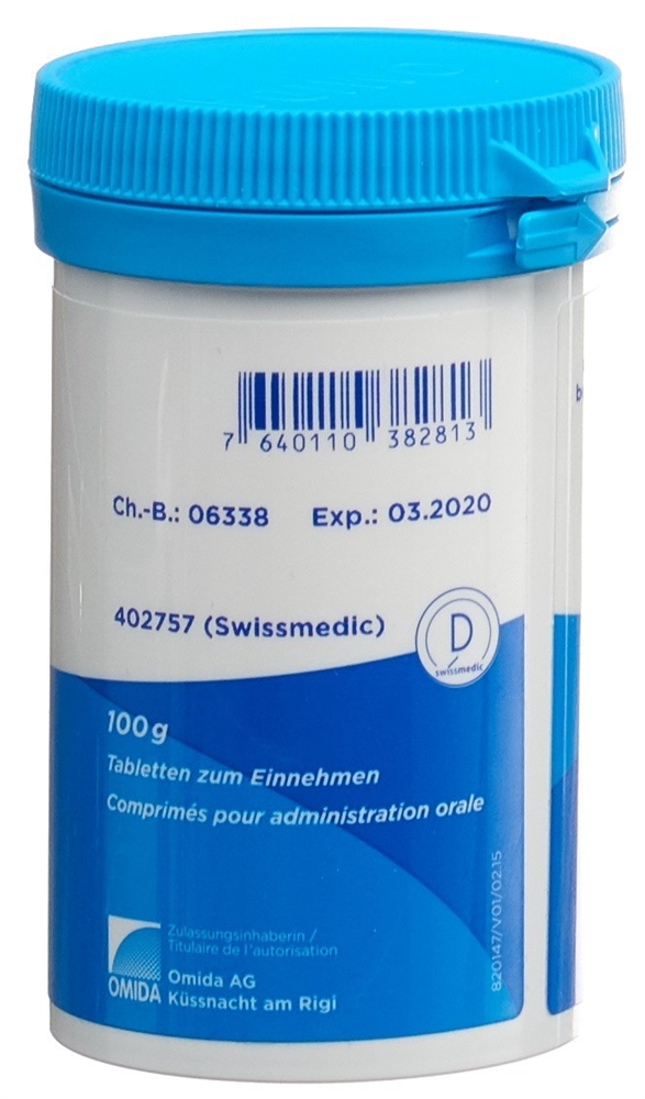 Omida Nr1 Calcium fluoratum 6 D<br>100 g, Dose, Tablette