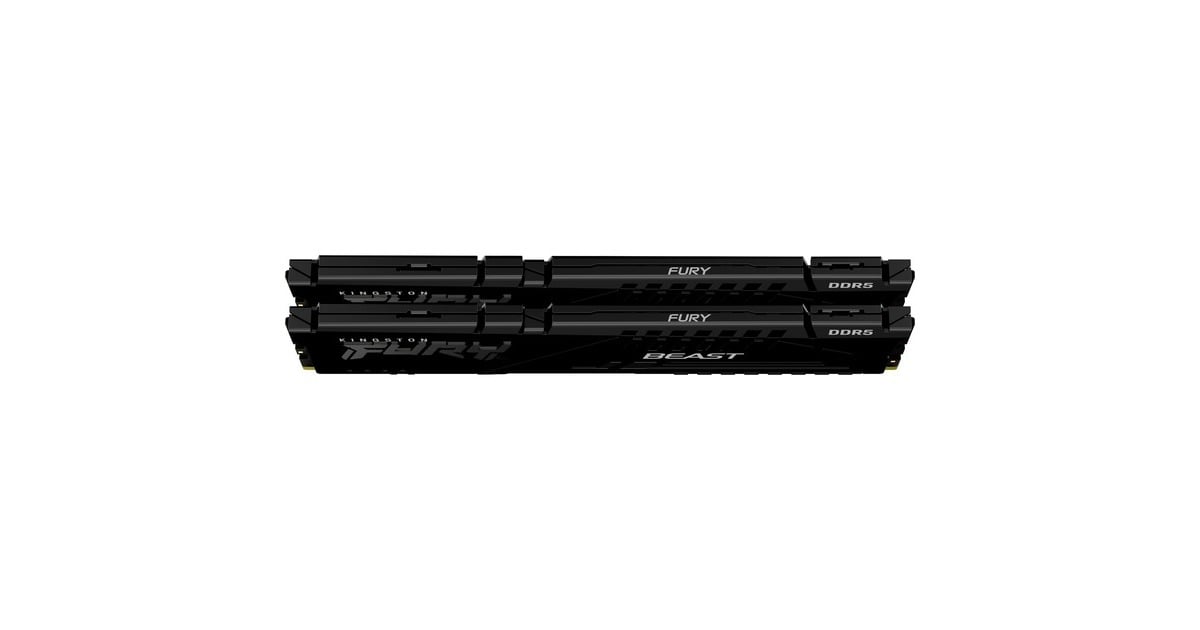 Kingston FURY32 GB DDR5-5600 Kit werkgeheugen  (Zwart, KF556C40BBK2-32, Beast, XMP)