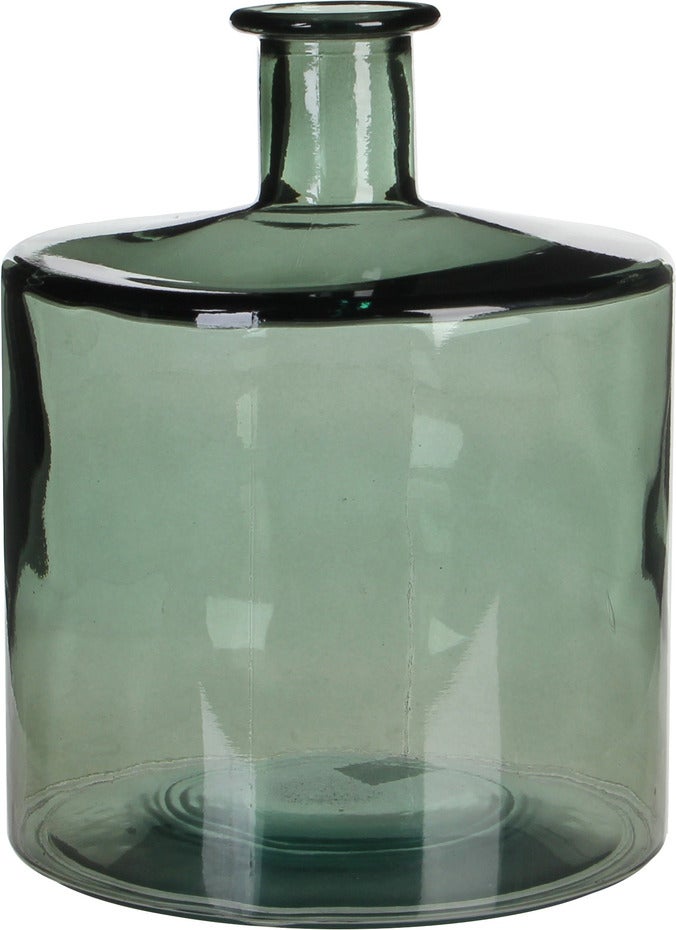 Mica Decorations fles Guan grijs D 21 H 26 cm