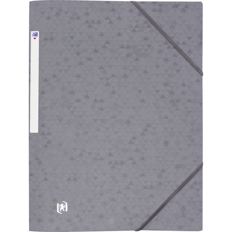 Chemise à élastique 3 rabats carte Oxford 24 x 32 cm dos 2,5 cm couleur