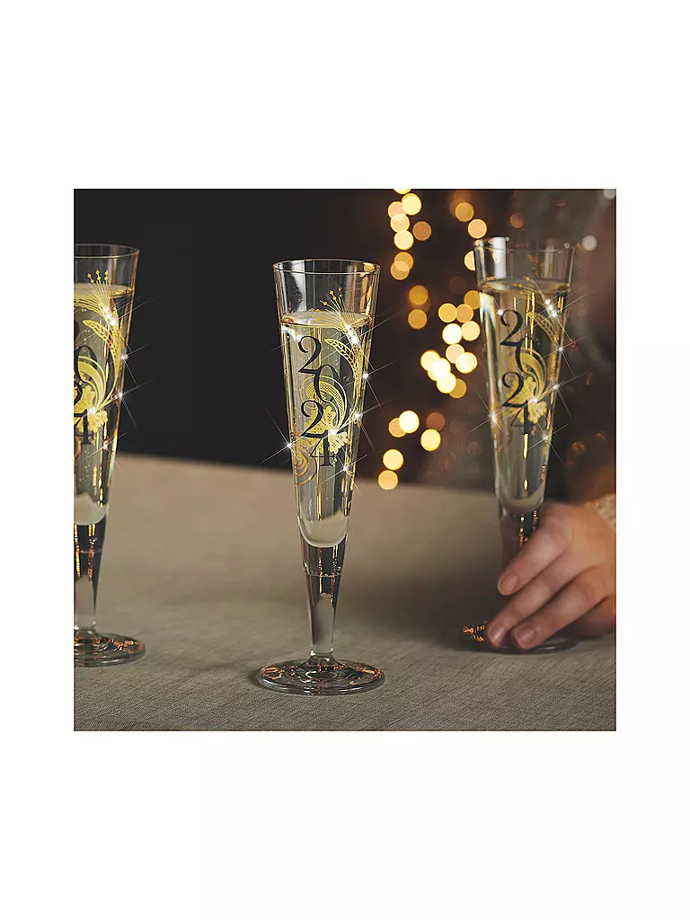 RITZENHOFF Champagnerglas Brillantnacht Champus Ana Vasconcelos 2024 gold