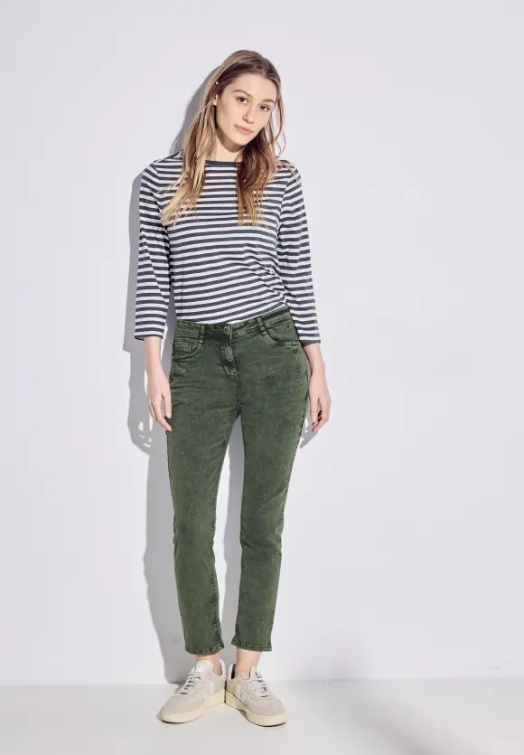 Slim Fit Color Jeans - strong khaki