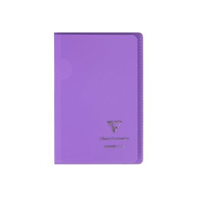 Clairefontaine Koverbook - Carnet polypro 11 x 17 cm - 96 pages - petits carreaux (5x5 mm) - disponible dans différentes couleurs