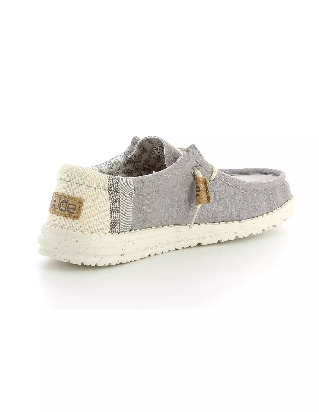 DUDE WALLY BRAIDED NATURAL - Espadrilles Naturalgrey