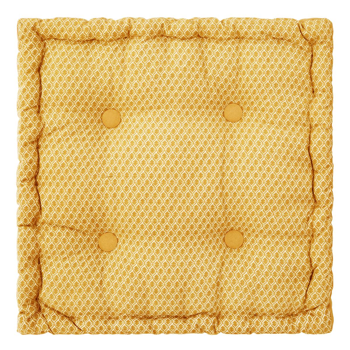 COUSSIN SOL OTTO OCRE 40X40X8CM
