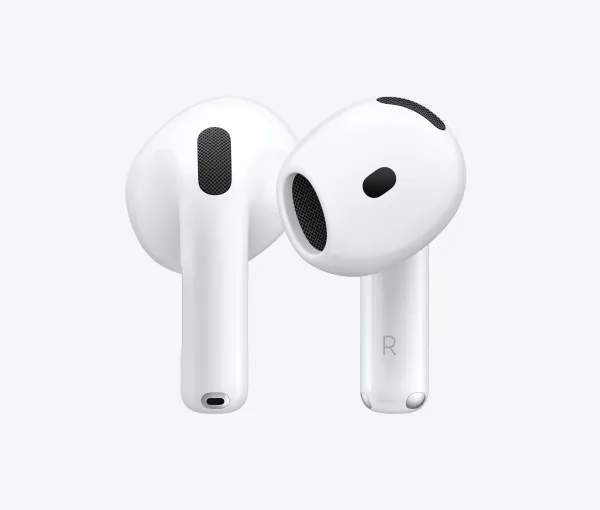 Apple AirPods 4 - Ægte trådløse øretelefoner med mik. - ørespids - Bluetooth - hvid