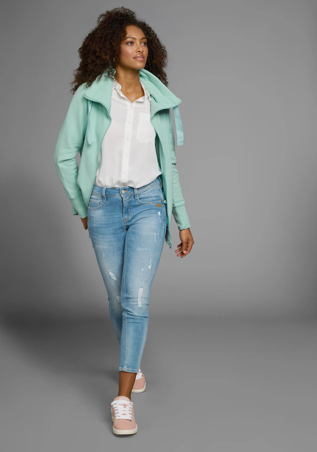 Ocean Sportswear Sweatjacke mit voluminösem hohem Kragen