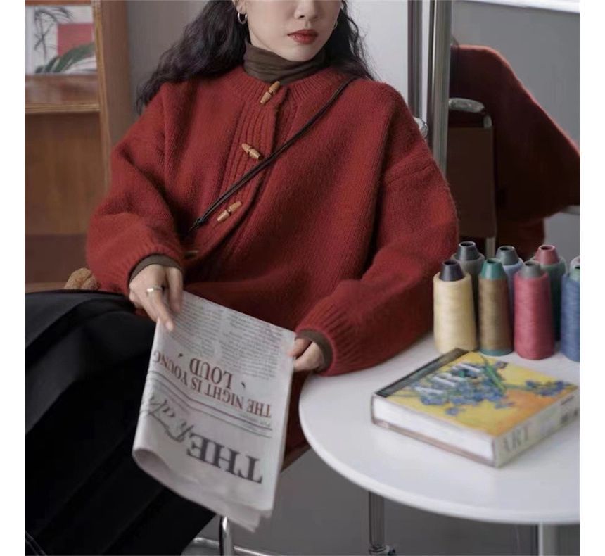 aistera - Effen dufflecardigan