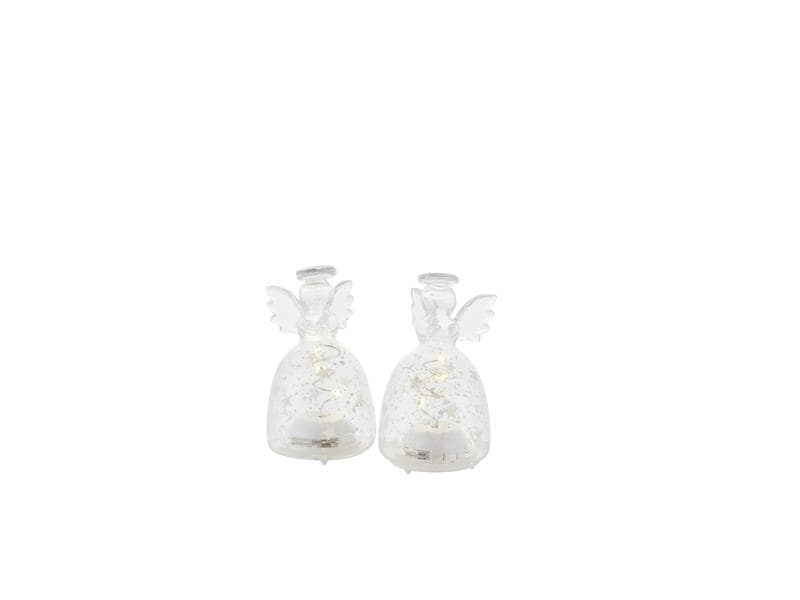 Sirius Tischdeko Romantic Engel, 2er Set, 9 cm LED Tischdeko