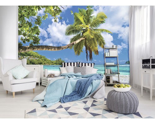 Vliesbehang 10332 VEXXL Palm Beach blauwgroen 3-delige set 312 x 219 cm