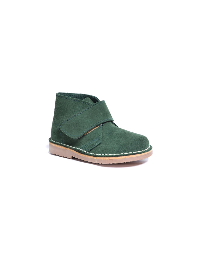 Safari Kids Velcro Boots Green