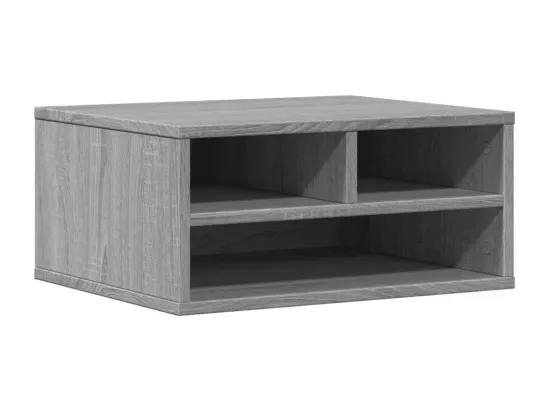 Support d'imprimante sonoma gris 49x40x22,5cm bois d'ingénierie