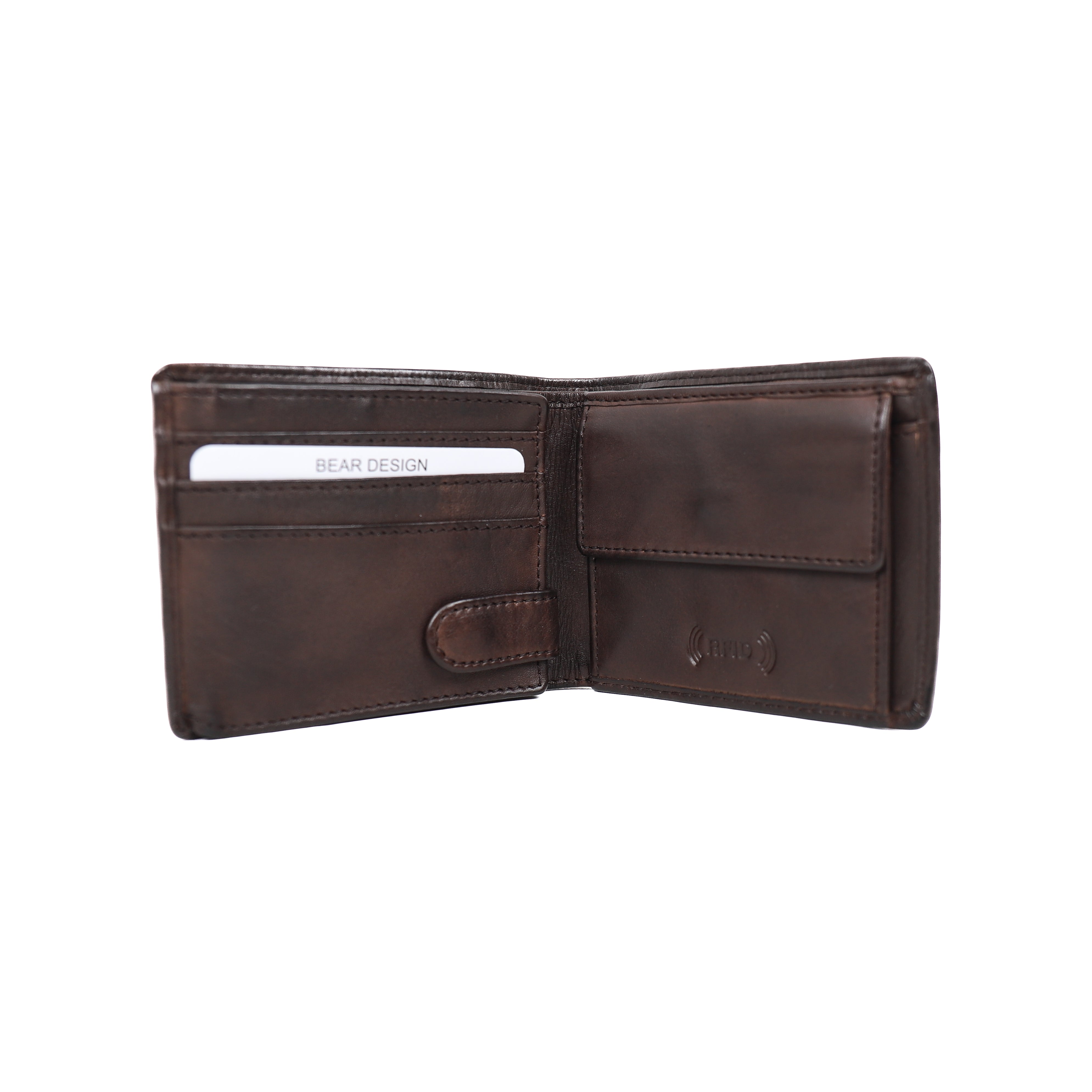 Billfold 'Jim' donkerbruin Donkerbruin