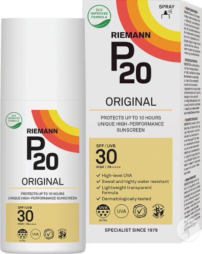 Riemann P20 Original Spray Solaire IP30 Flacon 175ml