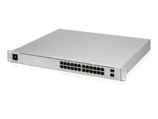 Ubiquiti UniFi Switch USW-Pro-24 - Switch - L3 - Administreret - 24 x 10/100/1000   2 x 10 Gigabit SFP  (uplink) - monterbar på stativ, desktop