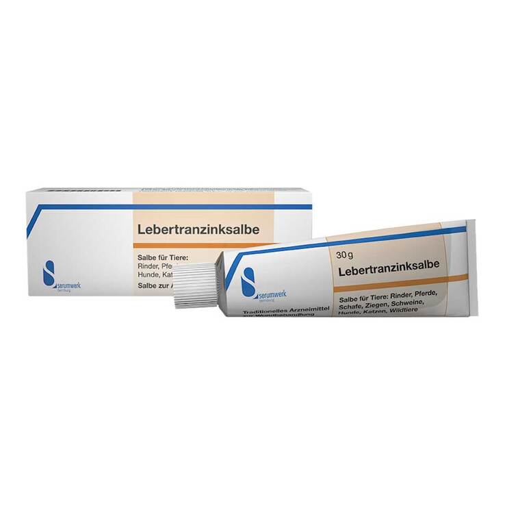 Lebertranzinksalbe vet. (für Tiere), 30 g