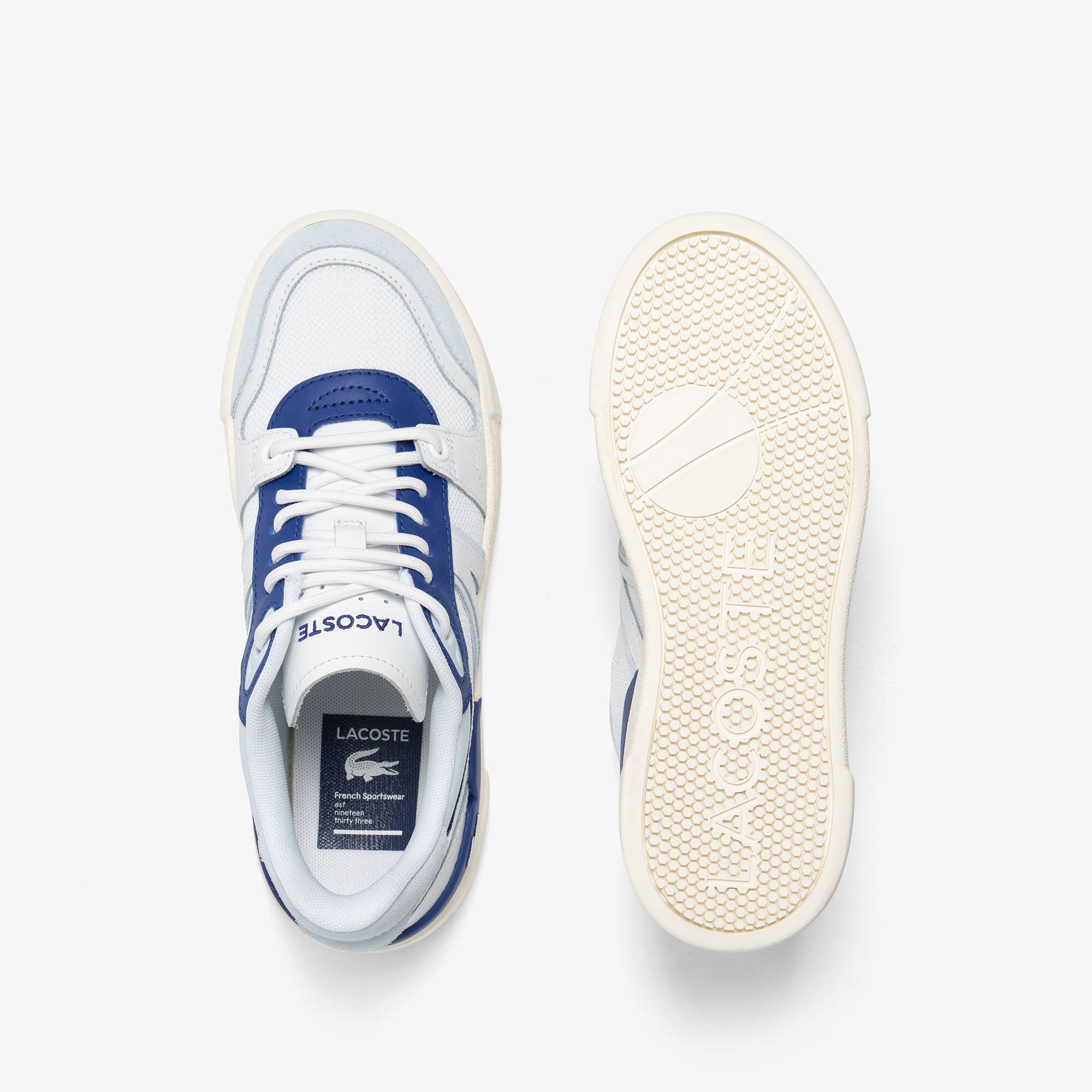 Damen Sneakers L002 Evo aus Leder und Mesh Sneakers - Weiss - Lacoste - Damen