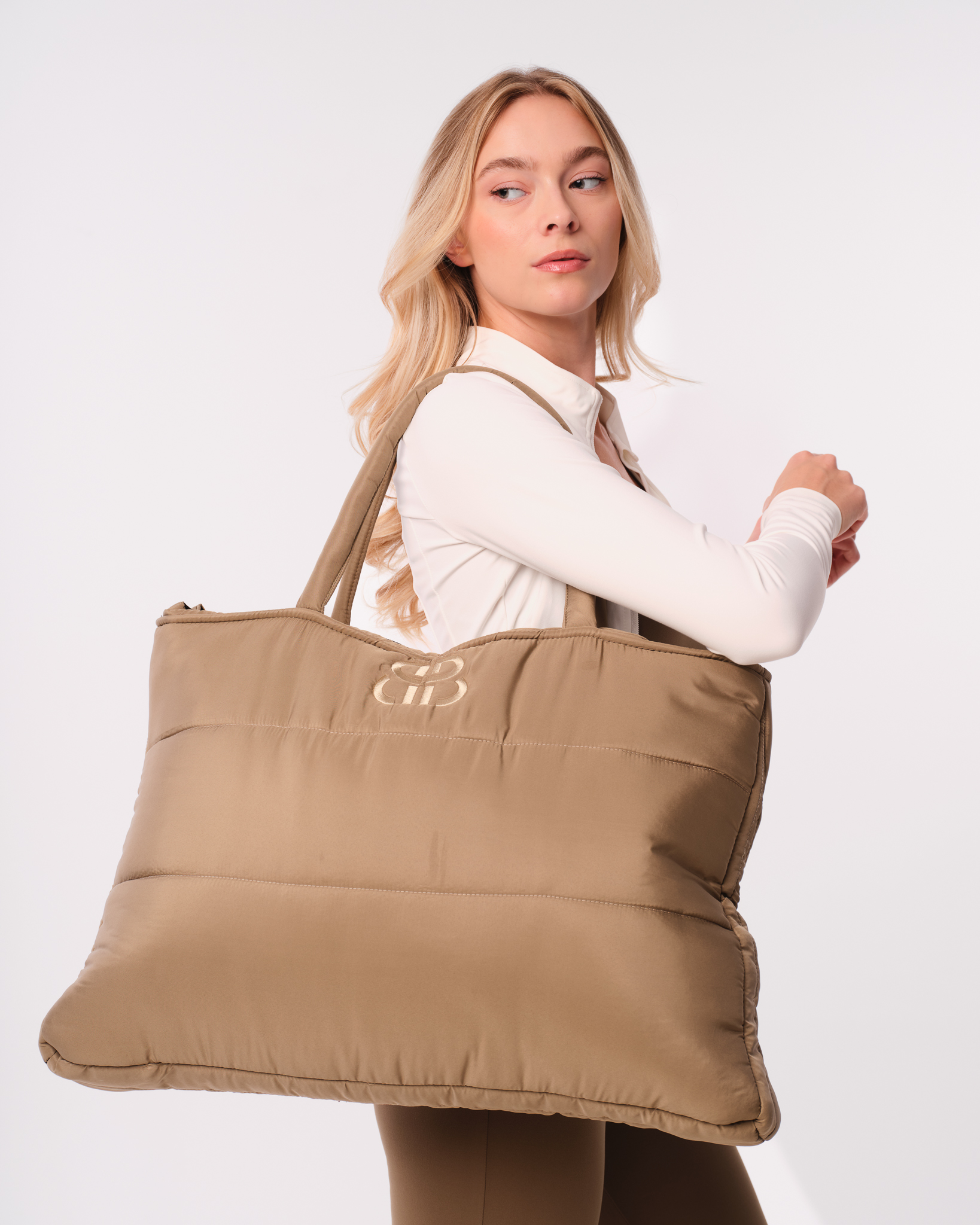 Bumpro Puffer Shopper Beige Dune - One Size