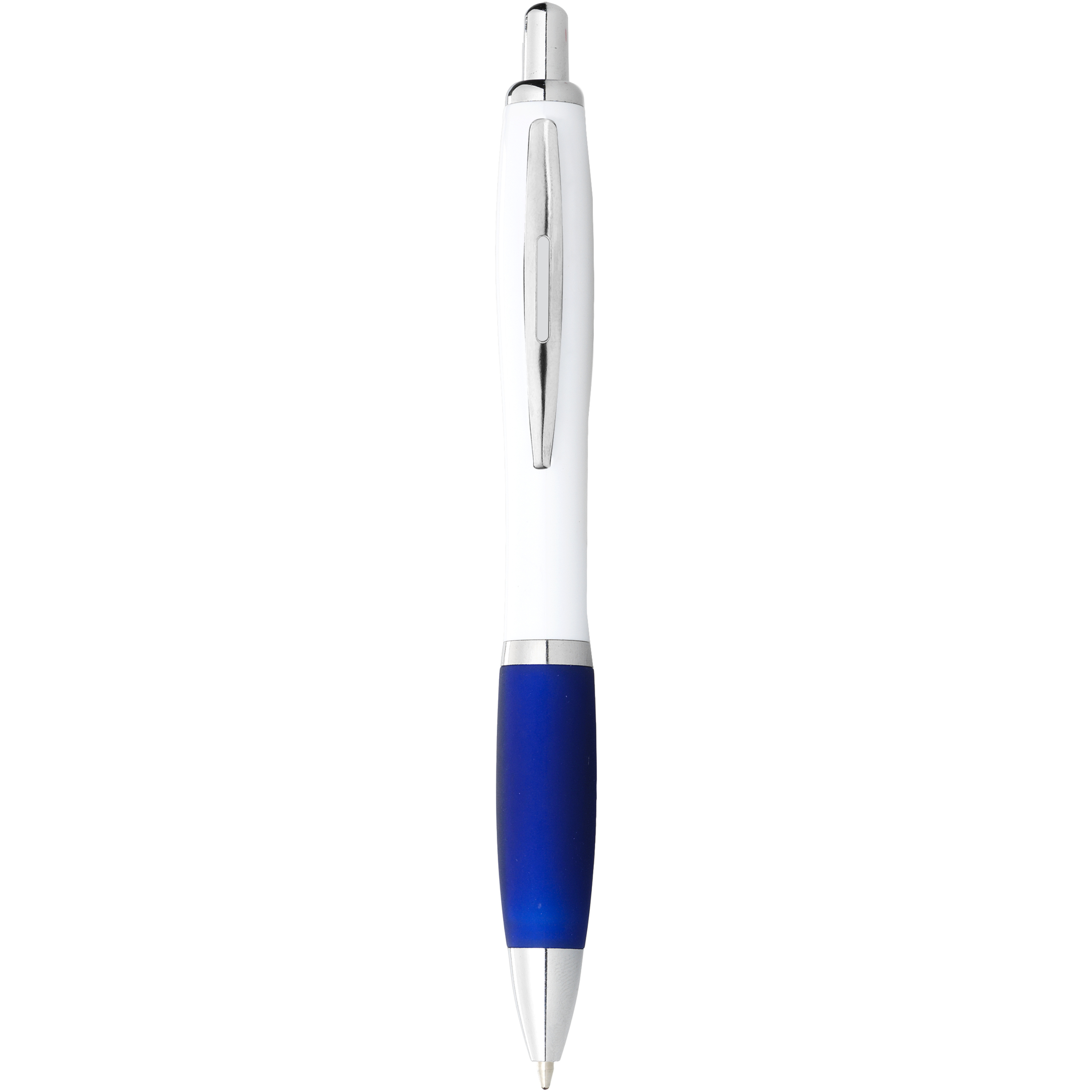 EgotierPro 106371 - Stylo bille avec corps blanc et grip coloré Nash