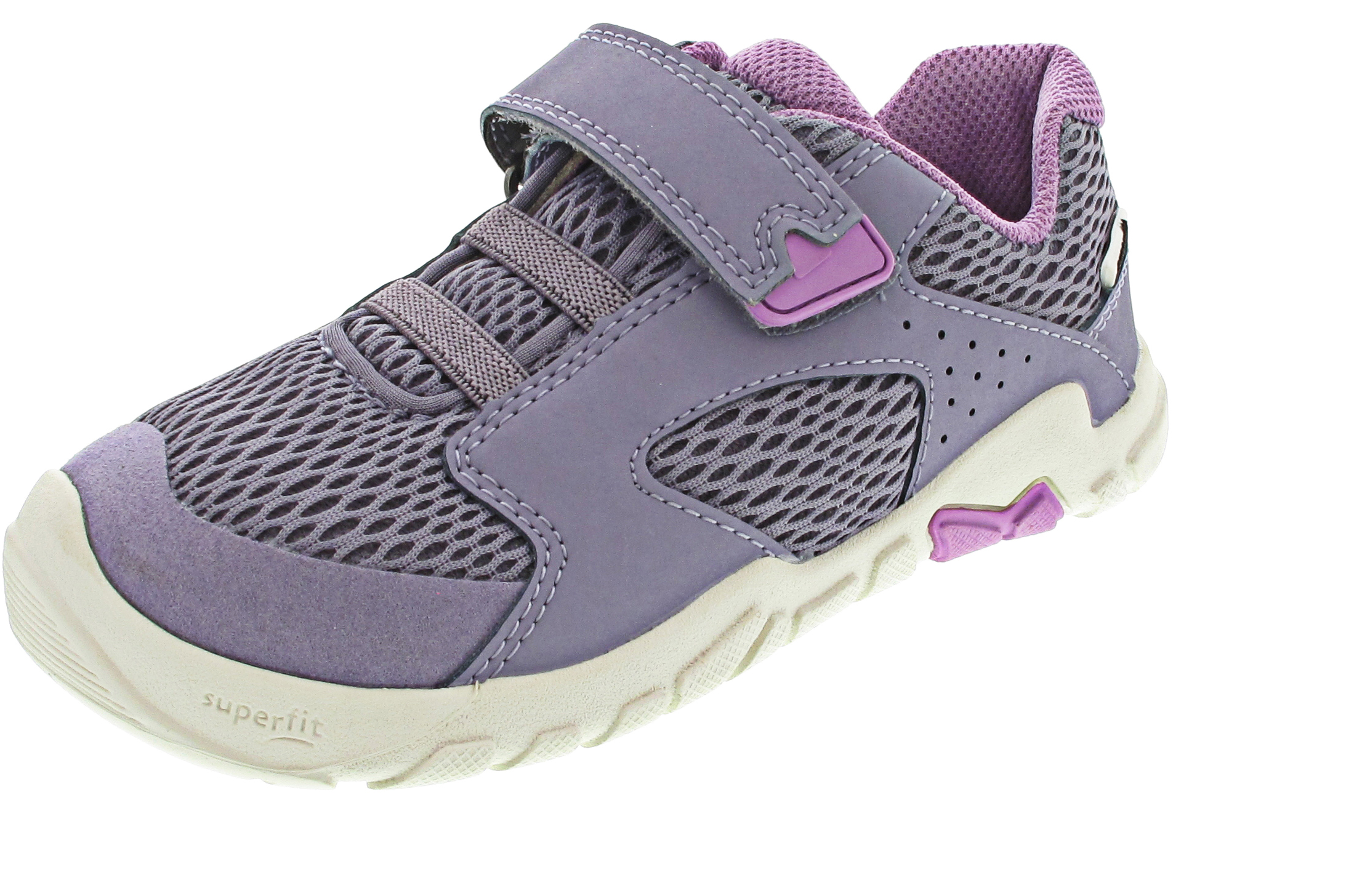 Superfit TRACE Kletthalbschuh lila