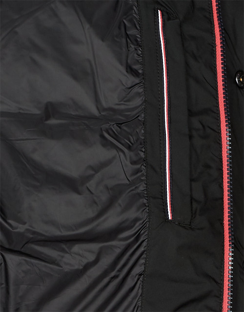Tommy Hilfiger - HILFIGER DOWN HOODED JACKET Negro