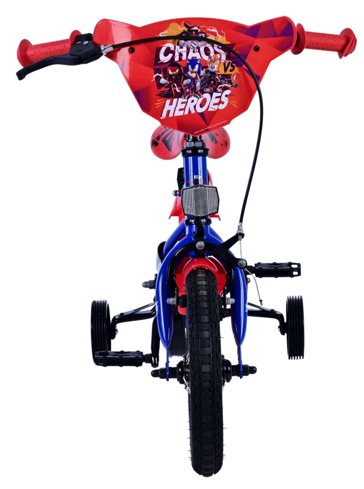 Kinderfahrrad Sonic für Jungen 12 Zoll Kinderrad in Blau Rot Fahrrad