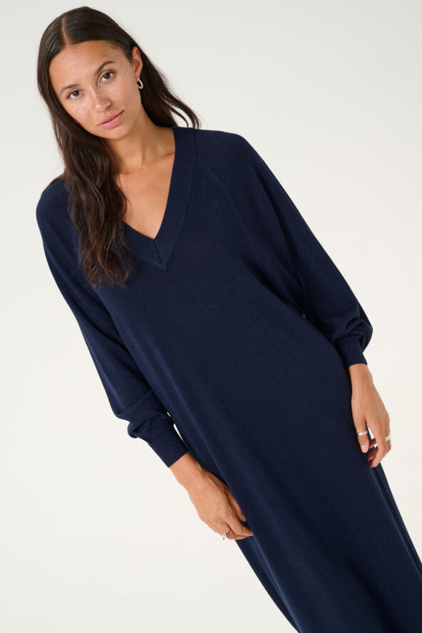 Kaffe KAregina Knit dress Midnight marine