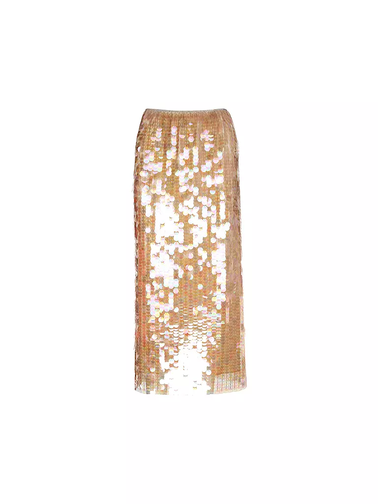 TORY BURCH Midirock SEQUINS kupfer