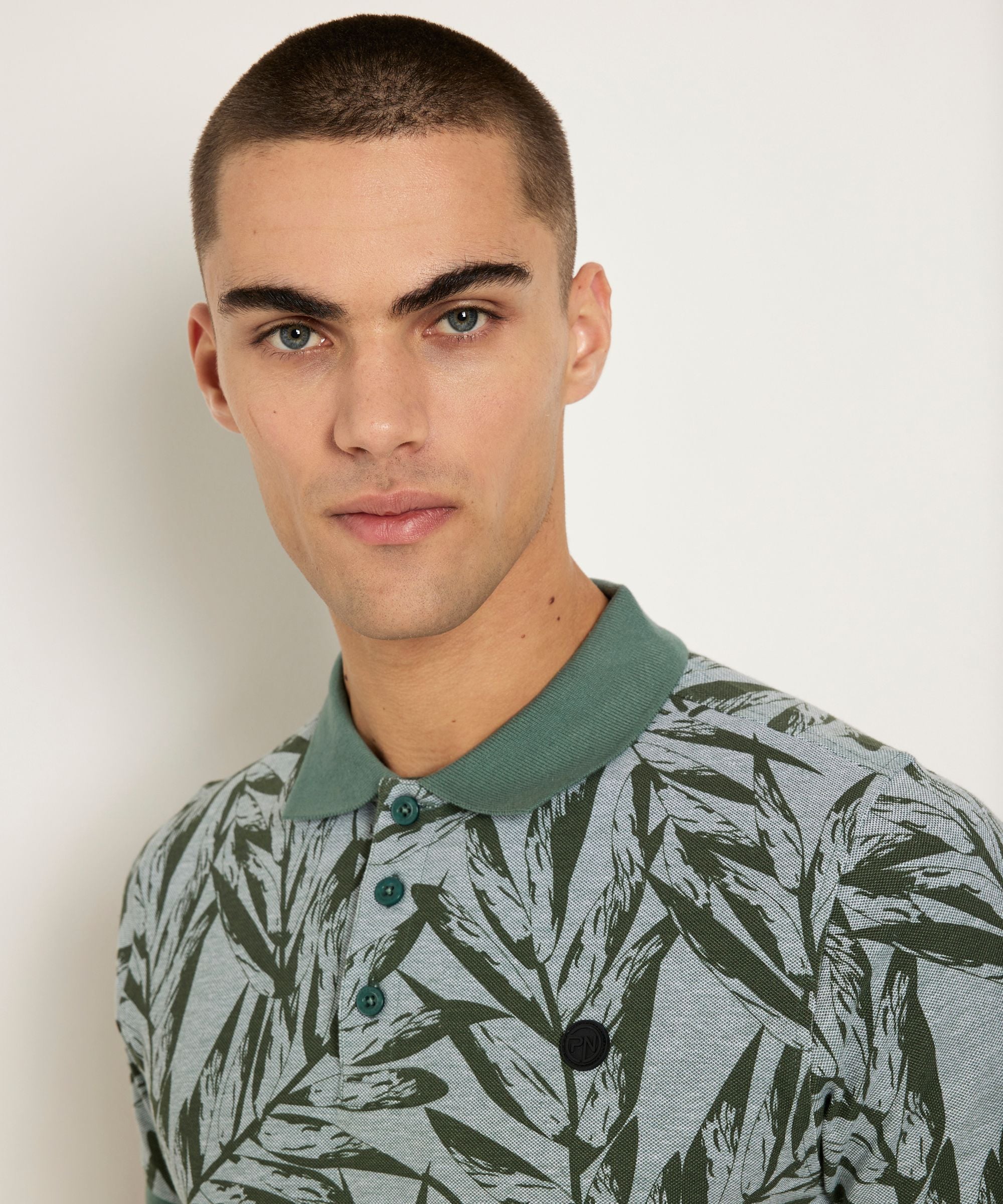 polo met bladprint