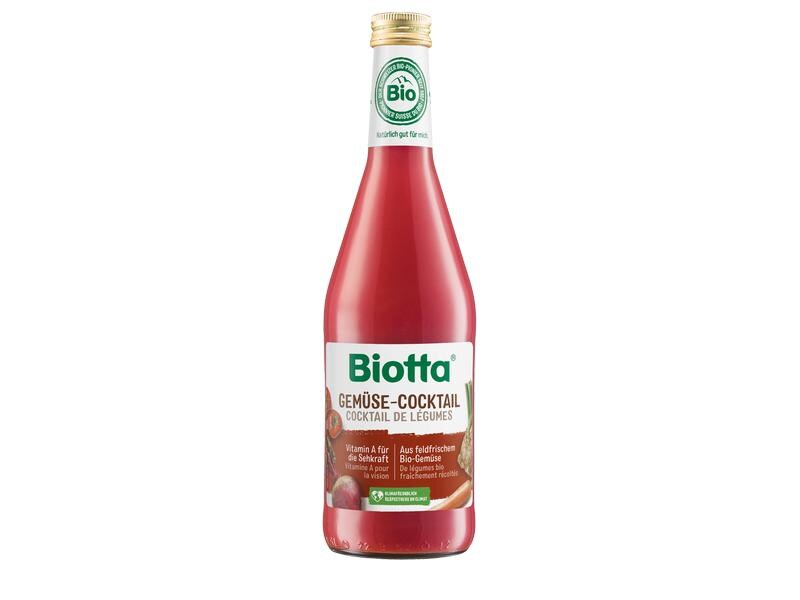 Biotta Säfte Gemüsecocktail Bio 0.5 l Gemüsesaft aus erntefrischen Bio-Gemüsen