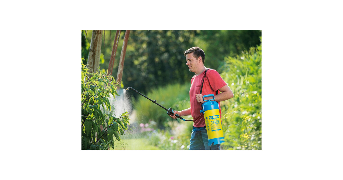 GloriaDrukspuit hobby exclusiv  (Geel/blauw)